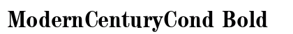 ModernCenturyCond Bold preview