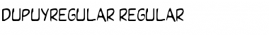 Download DupuyREGular Font