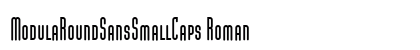 ModulaRoundSansSmallCaps Roman preview