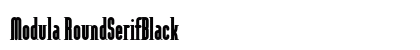 Modula RoundSerifBlack Preview