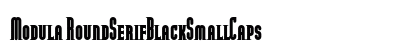 Modula RoundSerifBlackSmallCaps Preview