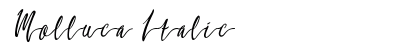 Molluca Italic Preview