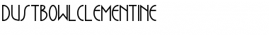 DustbowlClementine Regular Font