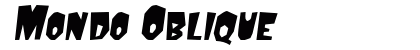 Mondo Oblique Preview