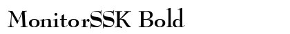 MonitorSSK Bold preview