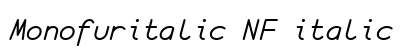 Monofuritalic NF italic preview