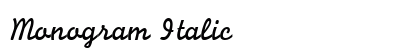 Monogram Italic preview