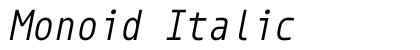 Monoid Italic preview