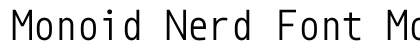 Monoid Nerd Font Mono Regular preview