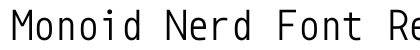 Monoid Nerd Font Regular preview