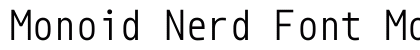 Monoid Nerd Font Mono Retina Preview