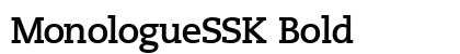 MonologueSSK Bold preview