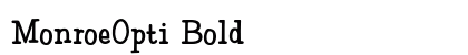 MonroeOpti Bold preview