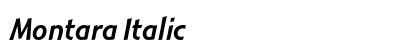 Montara Italic preview