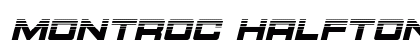 Montroc Halftone Italic Italic preview