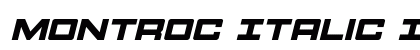 Montroc Italic Italic preview