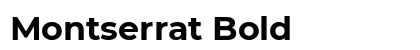 Montserrat Bold preview