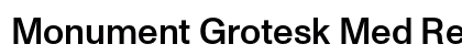 Monument Grotesk Med Regular Preview