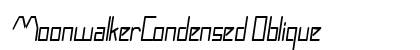 MoonwalkerCondensed Oblique preview