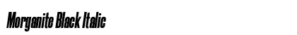 Morganite Black Italic preview