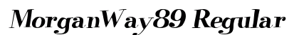 MorganWay89 Regular preview
