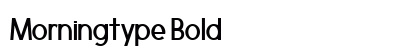 Morningtype Bold preview