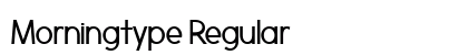 Morningtype Regular Preview