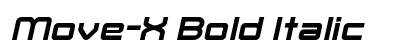 Move-X Bold Italic Preview