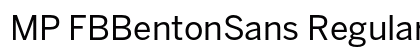 MP FBBentonSans Regular preview