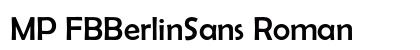 MP FBBerlinSans Roman preview