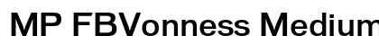 MP FBVonness Medium preview