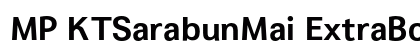 MP KTSarabunMai ExtraBold Preview