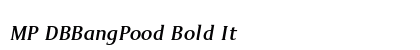MP DBBangPood Bold It preview