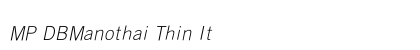 MP DBManothai Thin It Preview