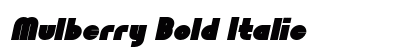 Mulberry Bold Italic Preview