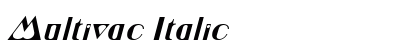 Multivac Italic preview