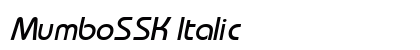 MumboSSK Italic preview