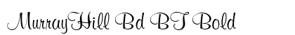 MurrayHill Bd BT Bold preview