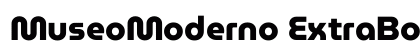 MuseoModerno ExtraBold Regular preview
