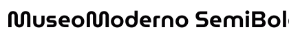 MuseoModerno SemiBold Regular preview