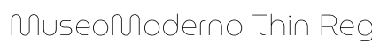 MuseoModerno Thin Regular preview