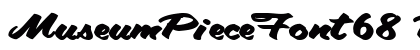 MuseumPieceFont68 Bold preview