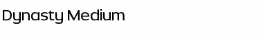 Dynasty Medium Regular Font