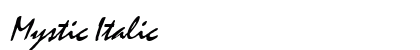 Mystic Italic Preview