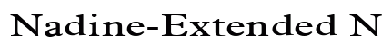 Nadine-Extended Normal Font