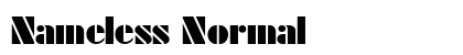Nameless Normal Font