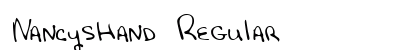 NancysHand Regular Font