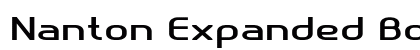 Nanton Expanded Bold Preview