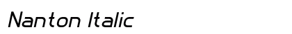 Nanton Italic preview