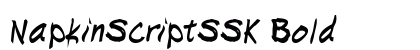NapkinScriptSSK Bold preview